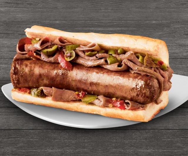 Beef/Sausage Combo.