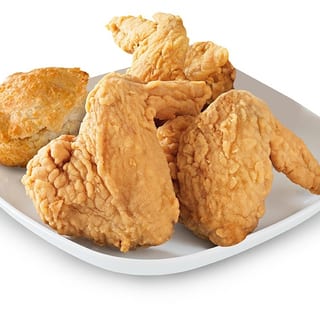 3 Whole Wings w/ Biscuit