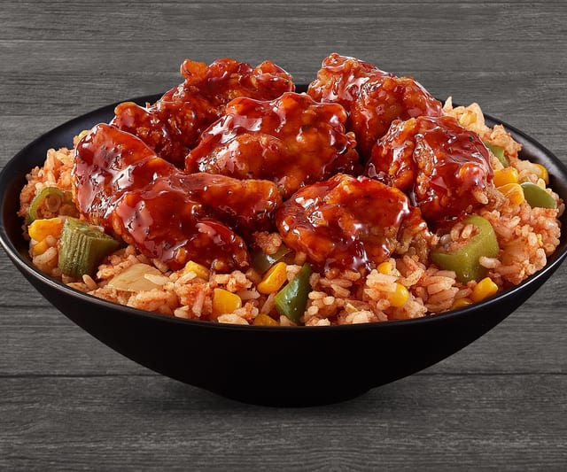 Korean BBQ Chicken Bowl.
