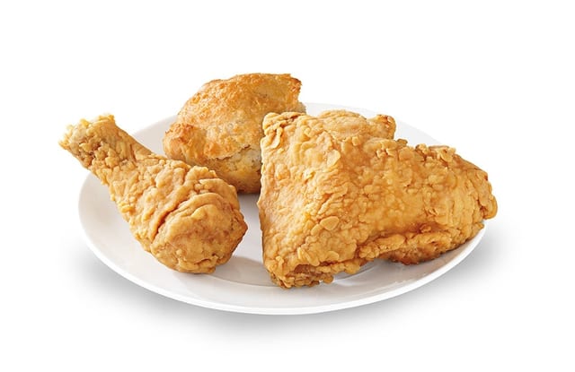 2 Pcs Chicken with Biscuit.